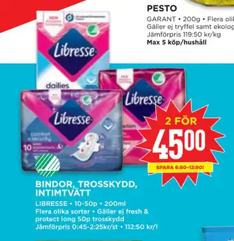 Willys Bindor, trosskydd, intimtvätt erbjuda