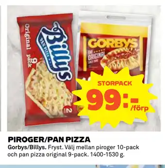 Coop Piroger/pan pizza erbjuda