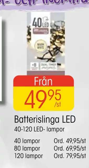 EKO Batterislinga led erbjuda