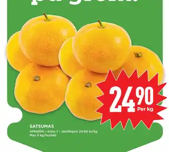 Willys Satsumas erbjuda