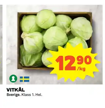 Coop Vitkål erbjuda