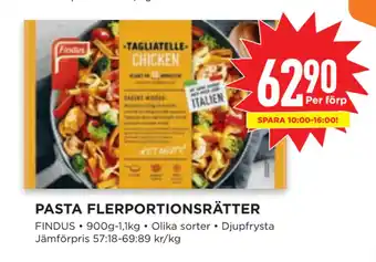 Willys Pasta flerportionsrätter erbjuda