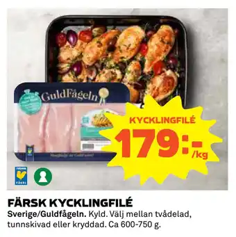 Coop Färsk kycklingfilé erbjuda