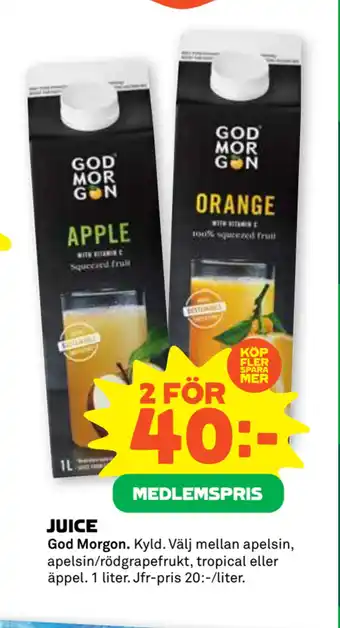 Coop Forum Juice erbjuda