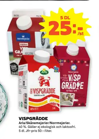 Coop Forum Vispgrädde erbjuda