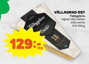 Coop Forum Vällagrad ost erbjuda