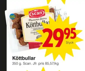 Matöppet Mamma scan köttbullar erbjuda