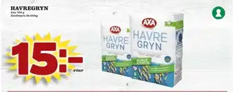 Matdax Axa havregryn erbjuda