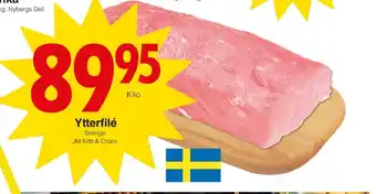 Matöppet Jm chark fläskytterfilé erbjuda