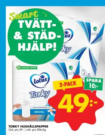 ÖoB Torky hushållspapper erbjuda