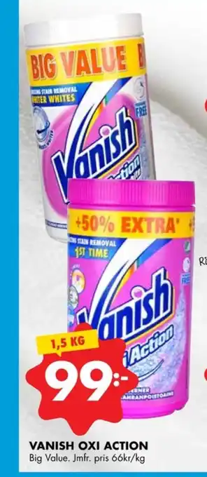 ÖoB Vanish oxi action fläckborttagning erbjuda