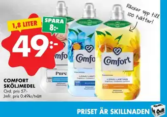 ÖoB Comfort sköljmedel erbjuda