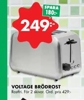 ÖoB Voltage brödrost erbjuda