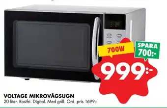 Voltage mikrovågsugn