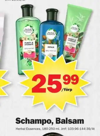Pekås Herbal essences balsam erbjuda