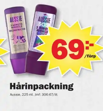 Pekås Aussie inpackning erbjuda