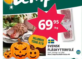 Tempo Scan fläskytterfilé erbjuda