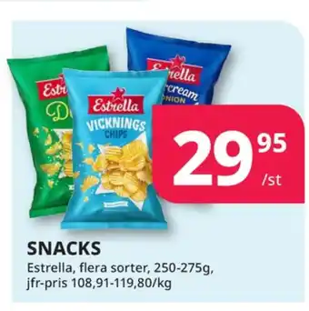 Tempo Estrella chips erbjuda