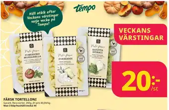 Tempo Garant pasta erbjuda