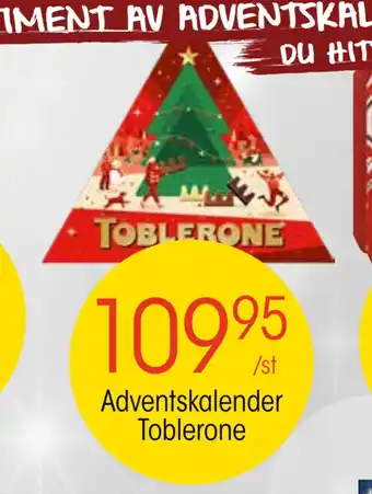 EKO Adventskalender toblerone erbjuda