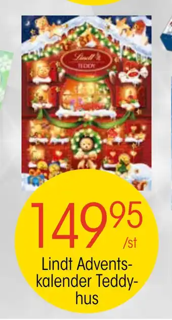 EKO Lindt adventskalender teddyhus erbjuda