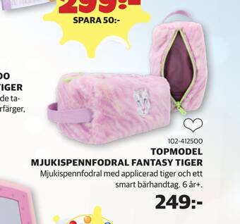 Lekia Topmodel mjukispennfodral fantasy tiger erbjuda