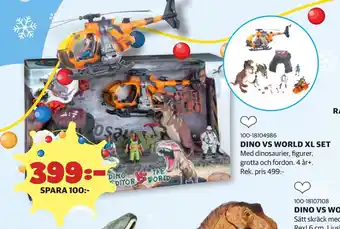 Lekia Dino vs world xl set erbjuda