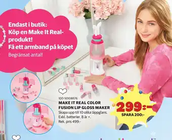 Lekia Make it real color fusion lip gloss maker erbjuda