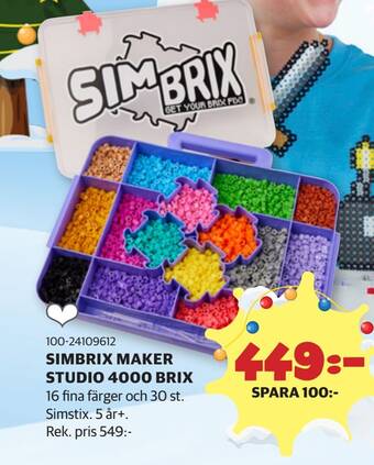Lekia Simbrix maker studio 4000 brix erbjuda