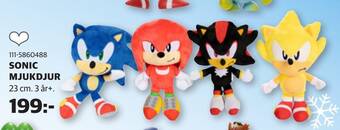 Lekia Sonic mjukdjur erbjuda