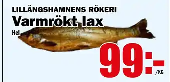 Matdax Varmrökt lax erbjuda