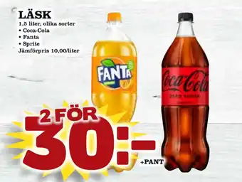 Supergrossen Läsk erbjuda