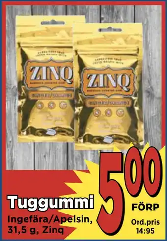 Supergrossen Tuggummi erbjuda