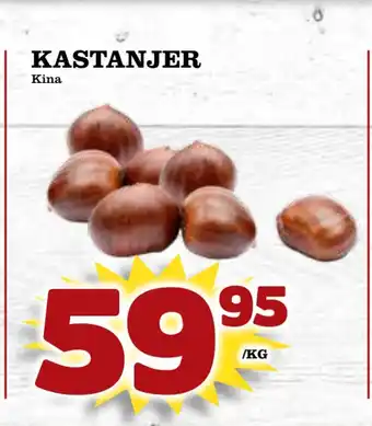 Supergrossen Kastanjer erbjuda