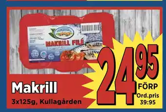 Supergrossen Makrill erbjuda