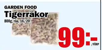 Matdax Tigerräkor erbjuda