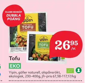Hemköp Tofu erbjuda