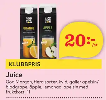 Hemköp Juice erbjuda