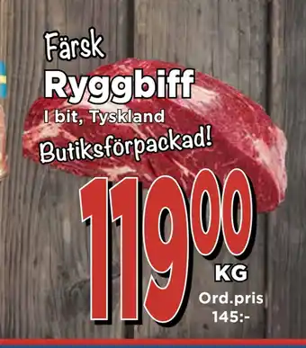 Supergrossen Ryggbiff erbjuda