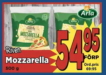 Supergrossen Mozzarella erbjuda