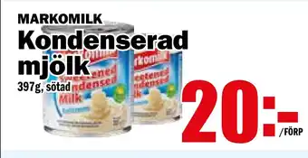 Matdax Kondenserad mjölk erbjuda