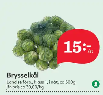 Hemköp Brysselkål erbjuda