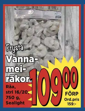 Supergrossen Vannameiräkor erbjuda