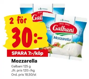 minmatbutik Mozzarella erbjuda