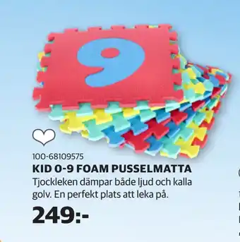 Lekia Kid 0-9 foam pusselmatta erbjuda