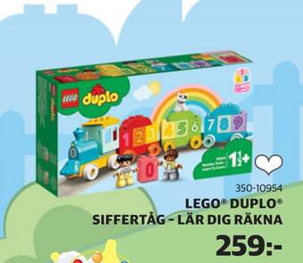 Lekia Lego duplo siffertåg - lär dig räkna erbjuda