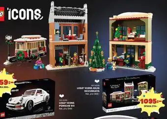 Lekia Lego icons julig huvudgata erbjuda