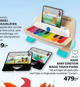 Lekia Hape baby einstein magic touch piano erbjuda
