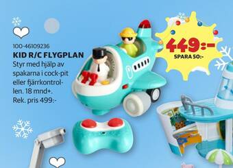 Lekia Kid r/c flygplan erbjuda