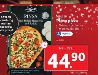 Lidl DELUXE Pinsa pizza erbjuda